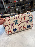 New Vera Bradley Row of Bows Shoulder Bag, 10"x6"