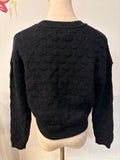 Pinch Black Sweater, S