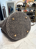Spartina 449 Brown/Black Bucket Bag, 11"x12"