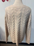 Farmers Market Cream Sweater, S