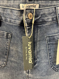New Luvamia 26" Inseam Jeans, XL
