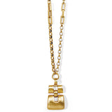 New Brighton Gold Dauphin Necklace, 34"-36" (retail $138)